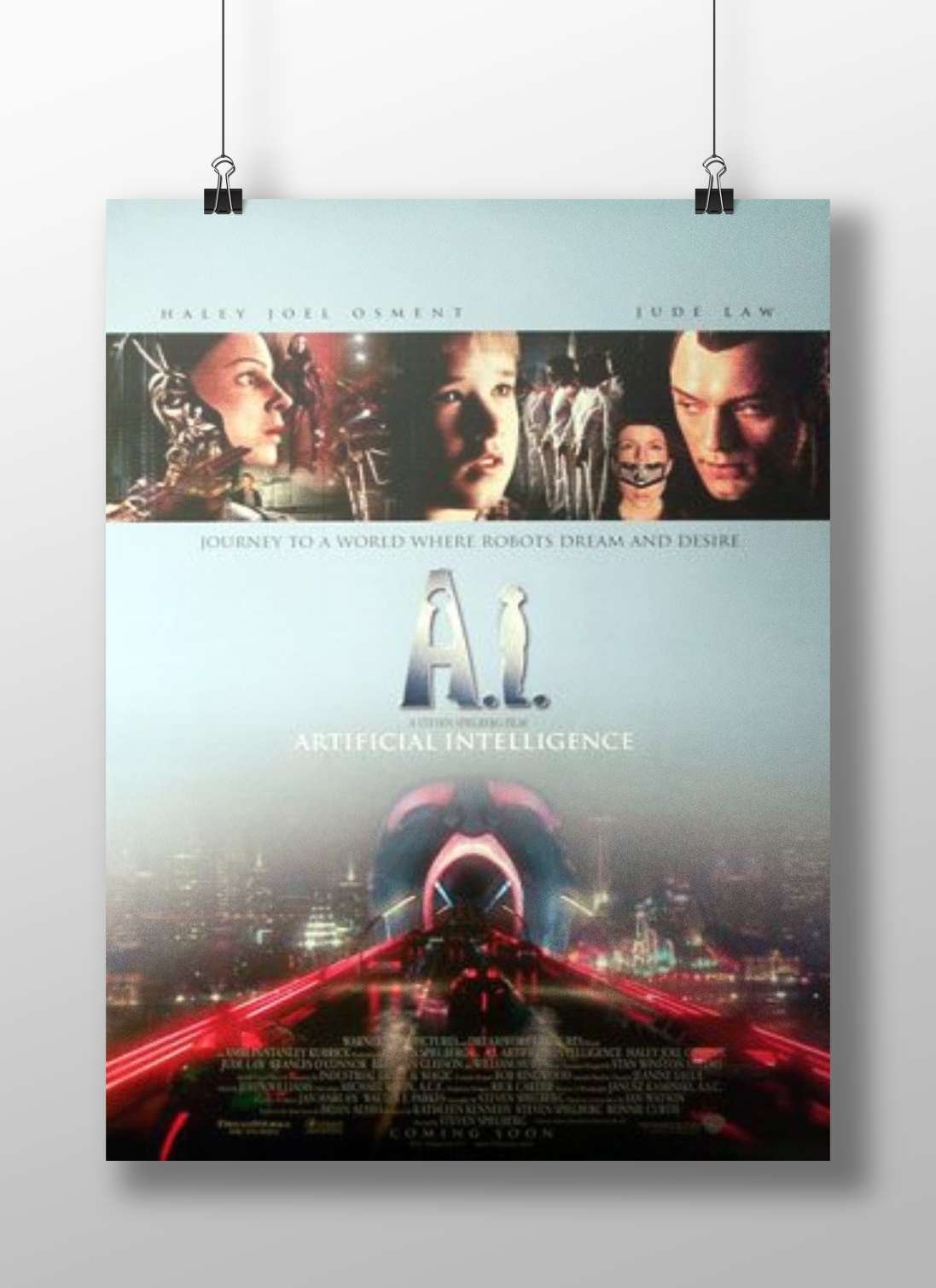 A.I. Artificial Intelligence A.I. - Digital Dream Pop Art Poster