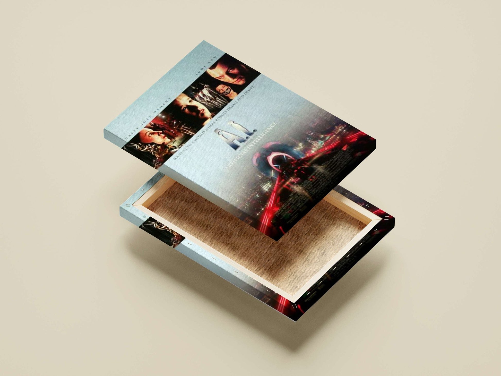 A.I. Artificial Intelligence A.I. - Digital Dream Pop Art Poster