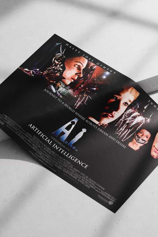 The film "Artificial Intelligence" (2001) directed by Steven Spielberg. David Henrie - Ais Dream Poster