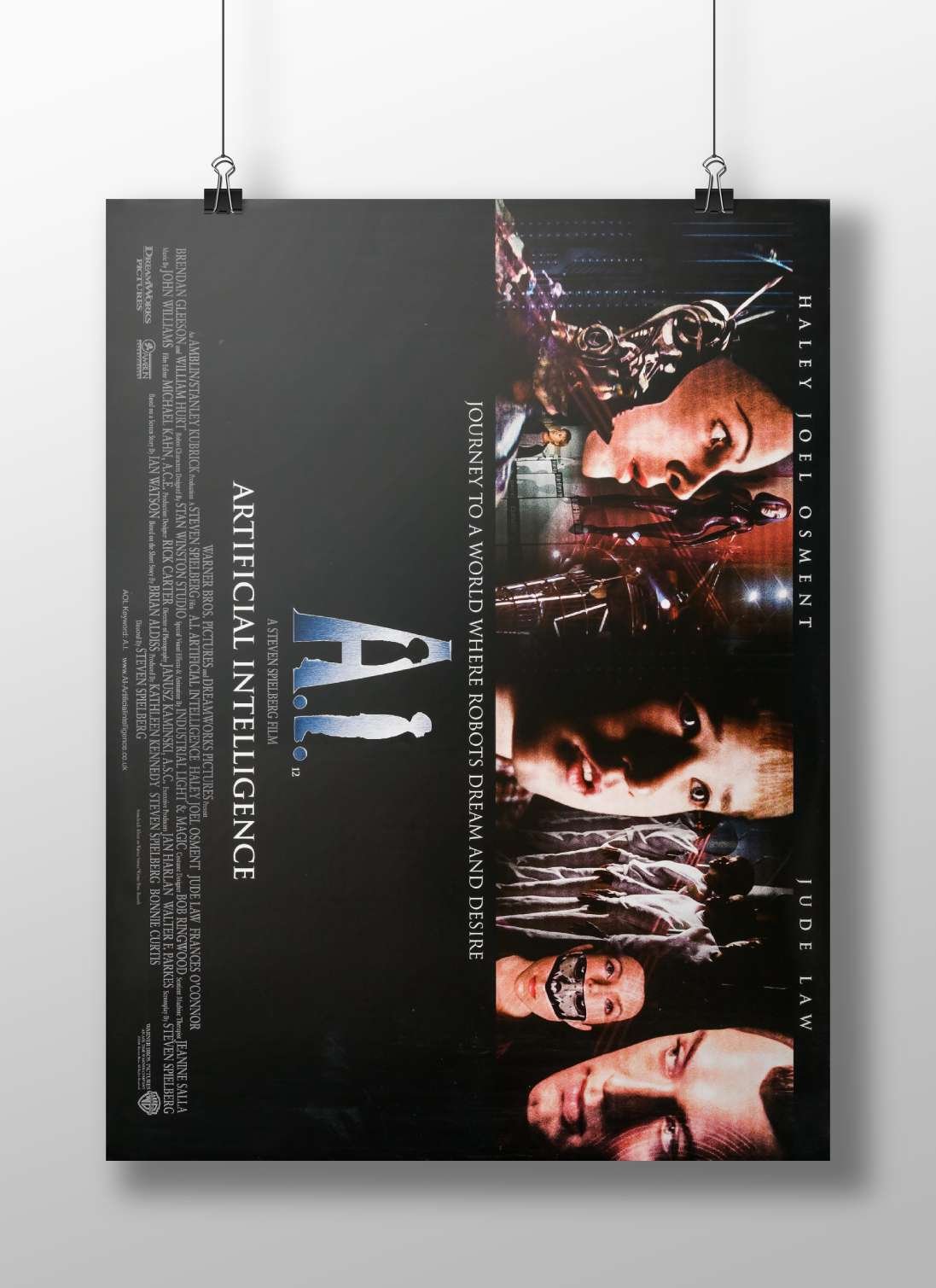 The film "Artificial Intelligence" (2001) directed by Steven Spielberg. David Henrie - Ais Dream Poster