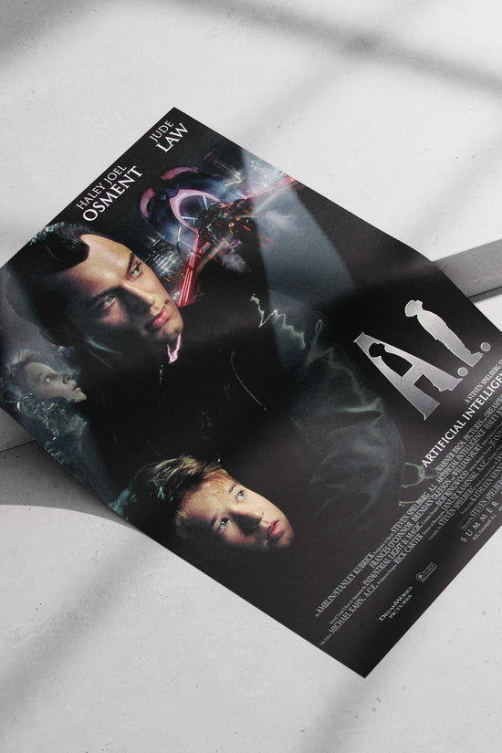 A.I. Artificial Intelligence (film directed by Steven Spielberg, starring Haley Joel Osment and Jude Law)