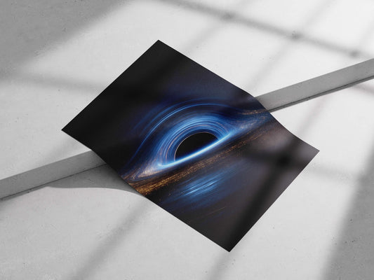 Black Hole Main Subject: Black Hole Matte poster print — Art wall art India | PosterBoizz