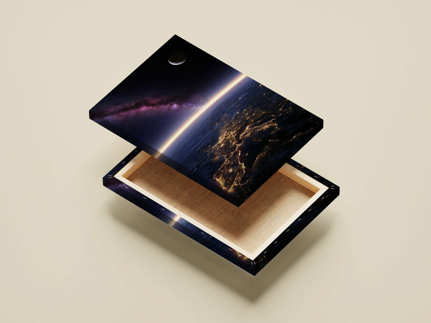Earth Main Subject: Earth Canvas wall art — Art wall art India | PosterBoizz