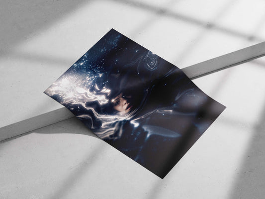 Unidentified Abstract Figure Independent Art Project Modern Digital Matte poster print — Art wall art India | PosterBoizz