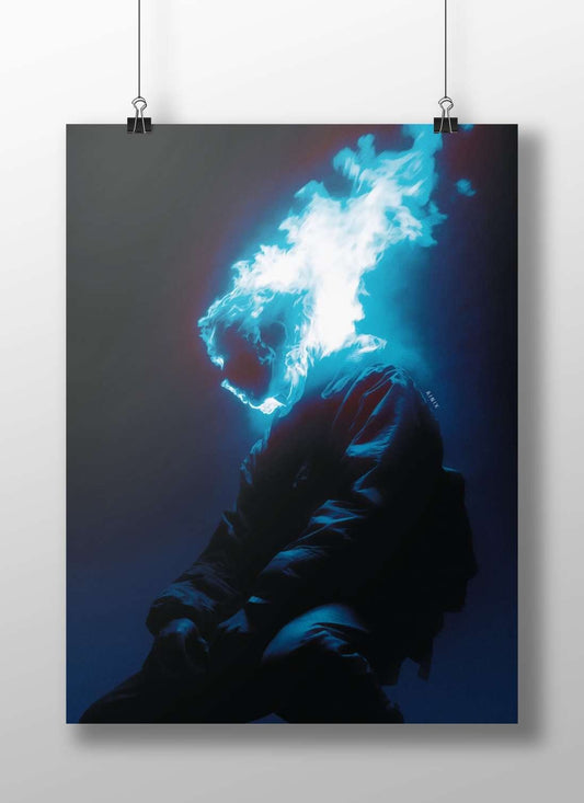 Peter Parker / Spider-Man Main Subject: Peter Parker / Spider-Man Matte BoizzBoard rigid print — Superhero wall art India |