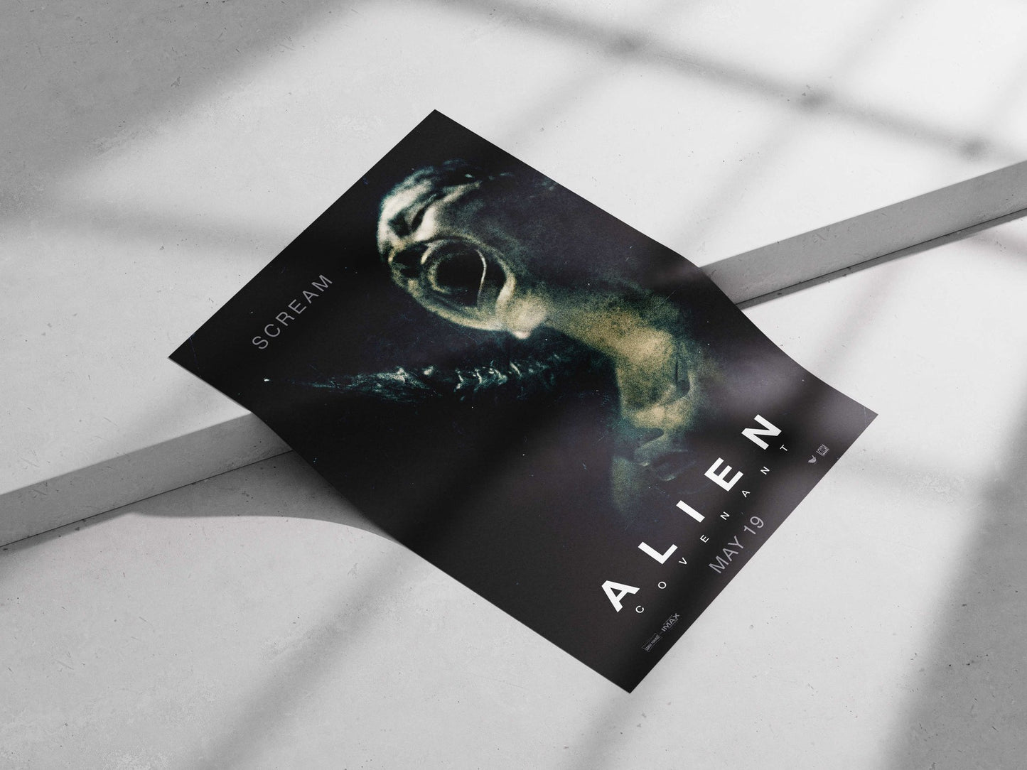 Alien: Covenant (film in the Alien franchise) Aliens - Covenant Noir Poster