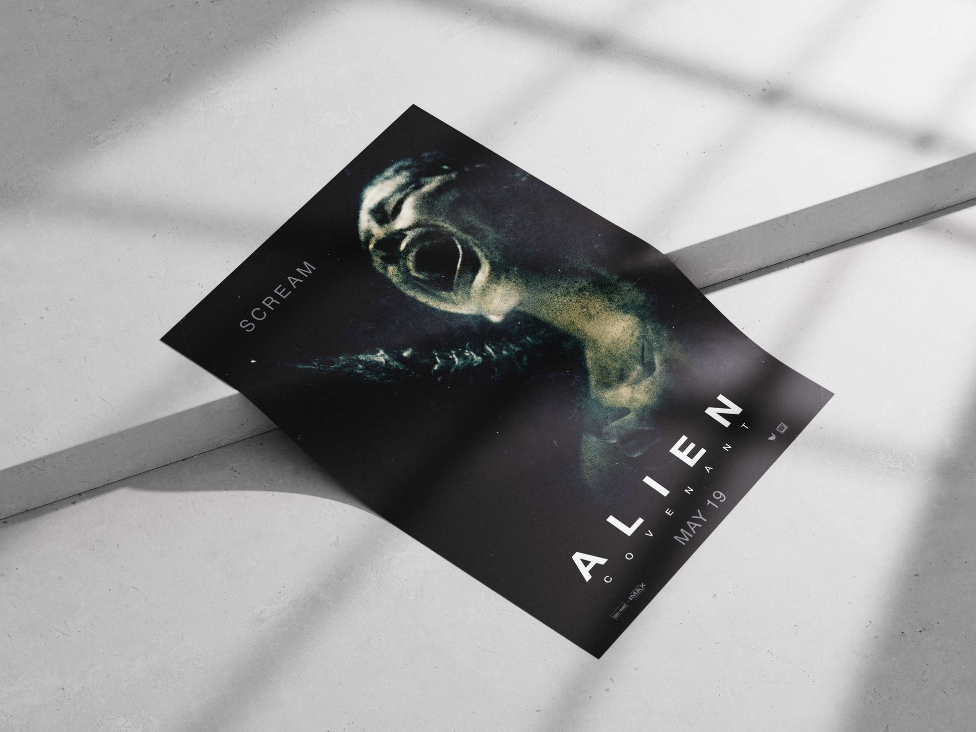 Alien: Covenant (film in the Alien franchise) Aliens - Covenant Noir Poster