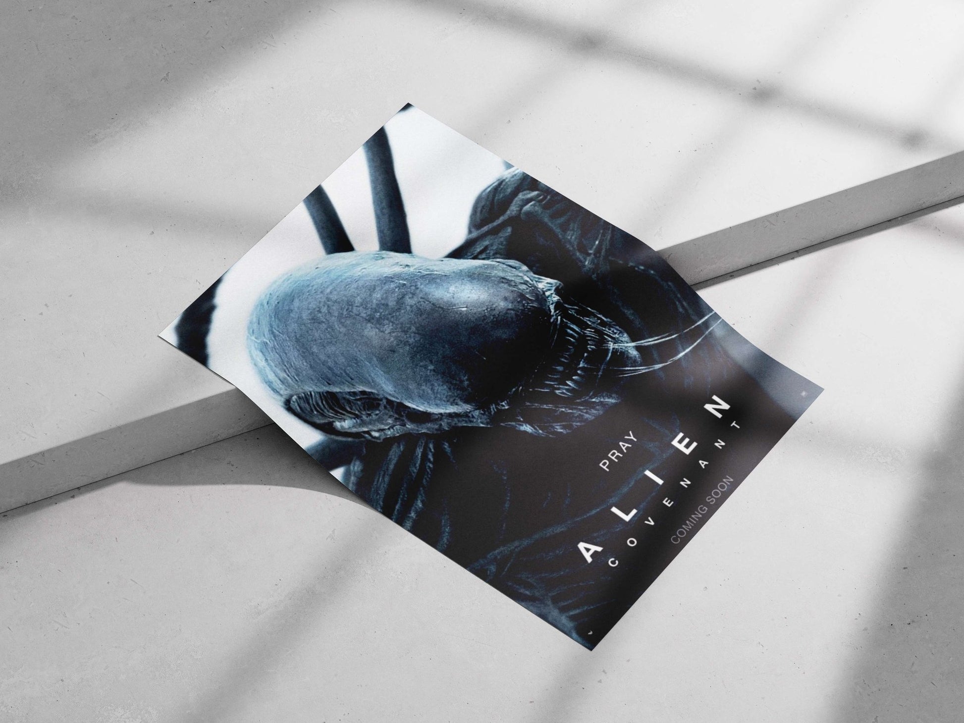 Xenomorph (from the Alien franchise) Aliens - Classic Noir Poster