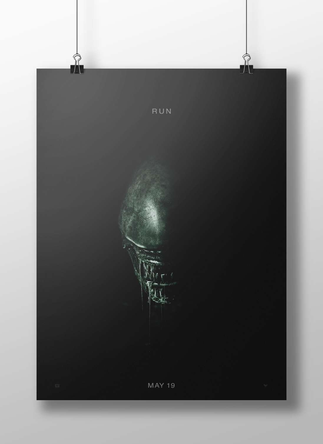 Xenomorph (Alien franchise) Alien Xenomorph - Noir Poster
