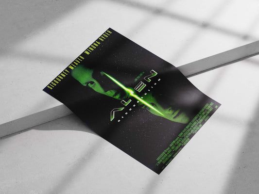 Alien: Resurrection (the movie, confirmed by the visible title and Tesseract OCR’s reference to "ALIEN"