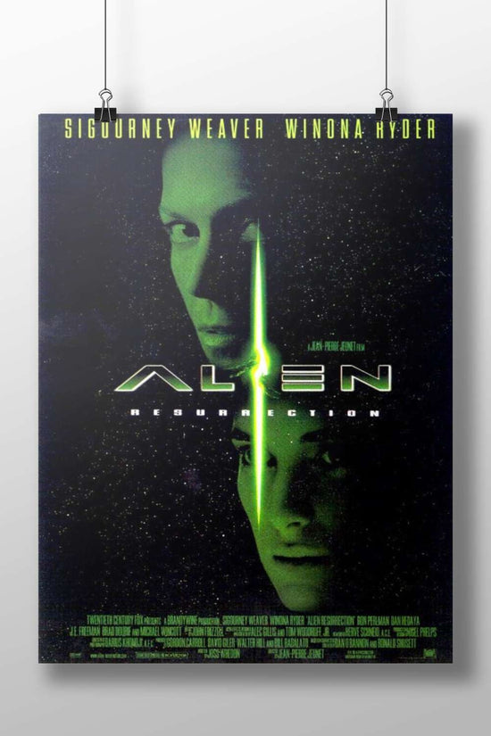 Alien: Resurrection (the movie, confirmed by the visible title and Tesseract OCR’s reference to "ALIEN"
