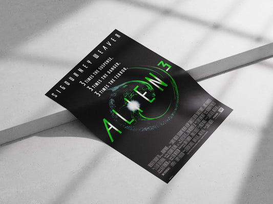 Alien 3 (movie title, part of the Alien franchise) Aliens - Horror Icon Poster