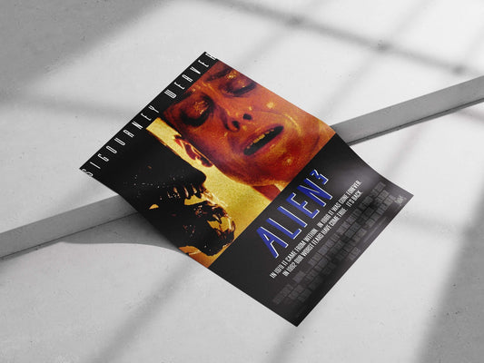 Alien³ (the third installment of the Alien franchise) Alien³ - Cyberpunk Horror Poster