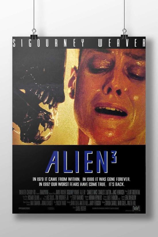 Alien³ (the third installment of the Alien franchise) Alien³ - Cyberpunk Horror Poster