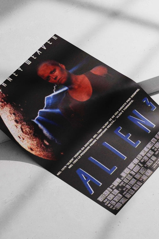 Alien 3 (film), part of the Alien franchise Alien 3 - Dark Sci-Fi Poster