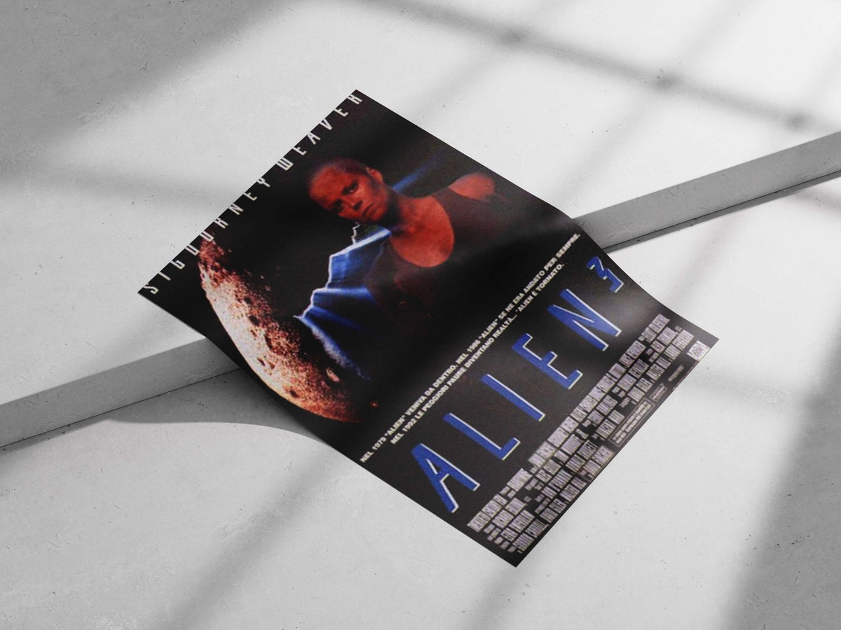 Alien 3 (film), part of the Alien franchise Alien 3 - Dark Sci-Fi Poster