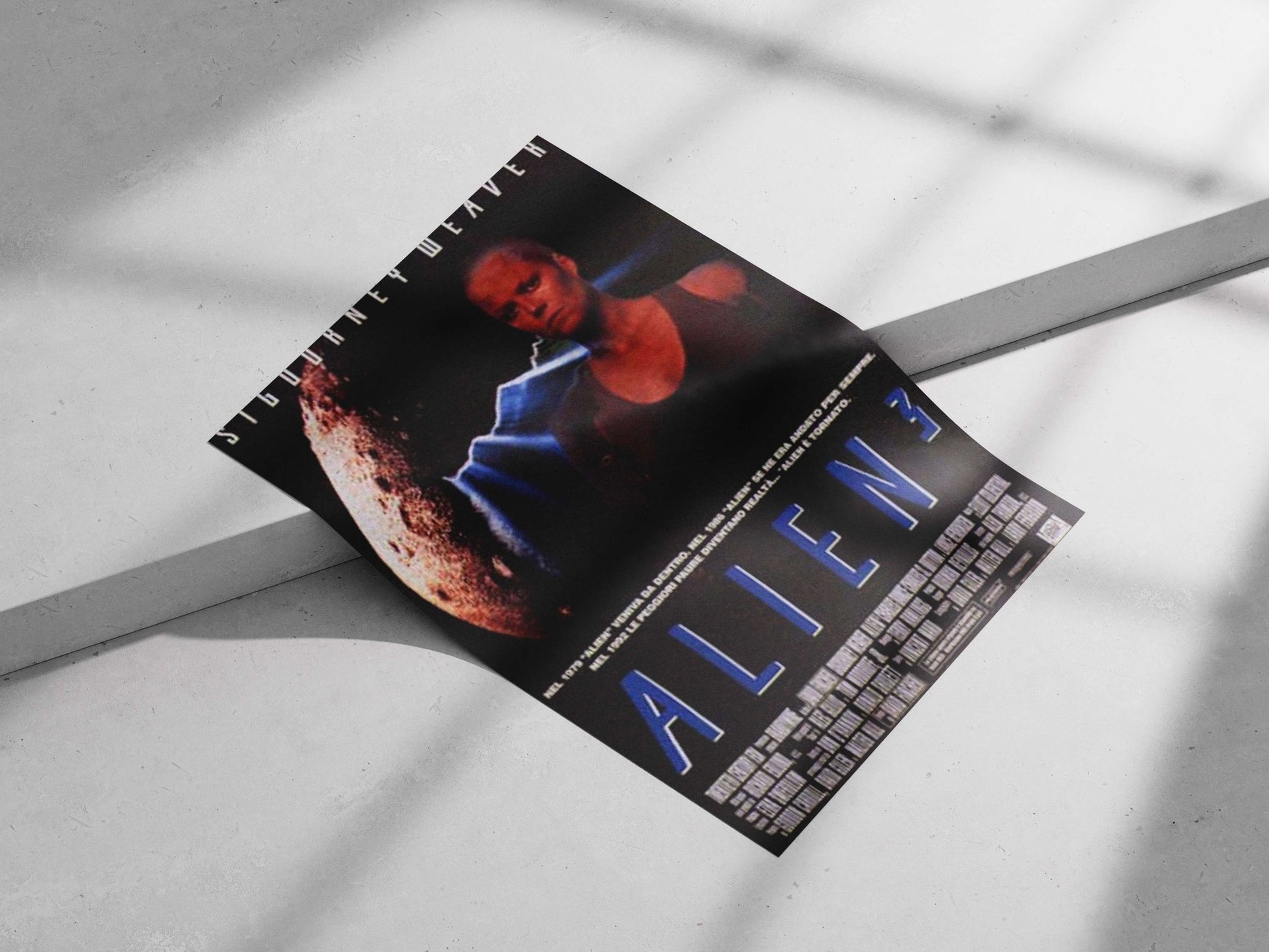 Alien 3 (film), part of the Alien franchise Alien 3 - Dark Sci-Fi Poster