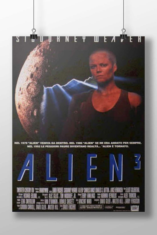 Alien 3 (film), part of the Alien franchise Alien 3 - Dark Sci-Fi Poster