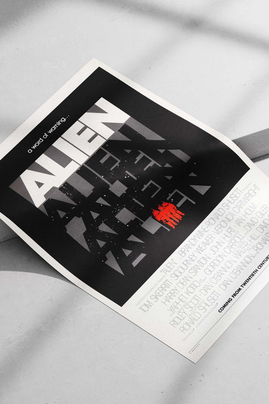 The "Alien" franchise (specifically the 1979 sci-fi horror film) Aliens - Xenomorph Horror Poster