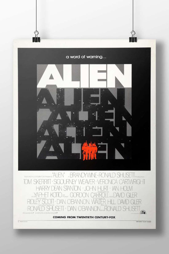 The "Alien" franchise (specifically the 1979 sci-fi horror film) Aliens - Xenomorph Horror Poster