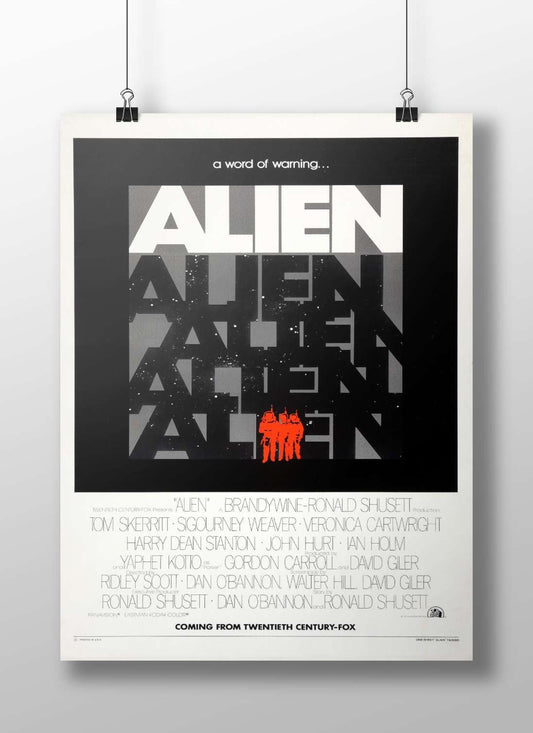 The "Alien" franchise (specifically the 1979 sci-fi horror film) Aliens - Xenomorph Horror Poster