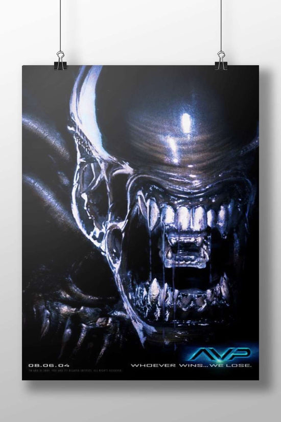 Xenomorph (Alien vs. Predator franchise) Alien Xenomorph - Noir Sci-Fi Poster