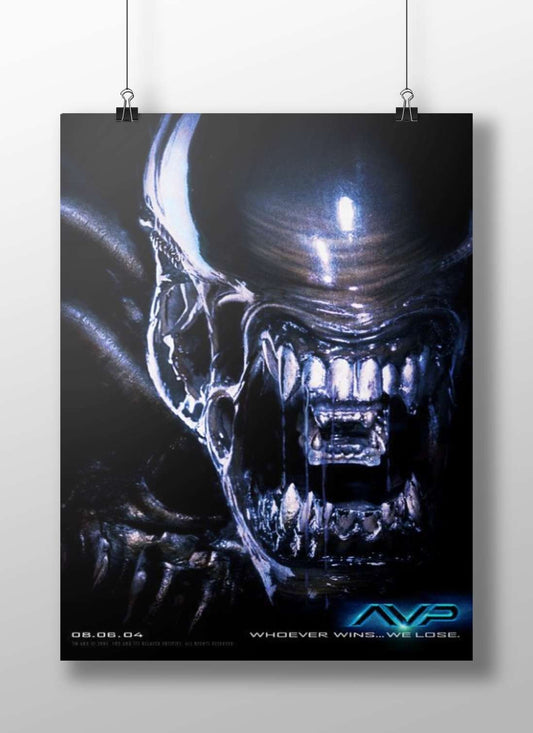Xenomorph (Alien vs. Predator franchise) Alien Xenomorph - Noir Sci-Fi Poster
