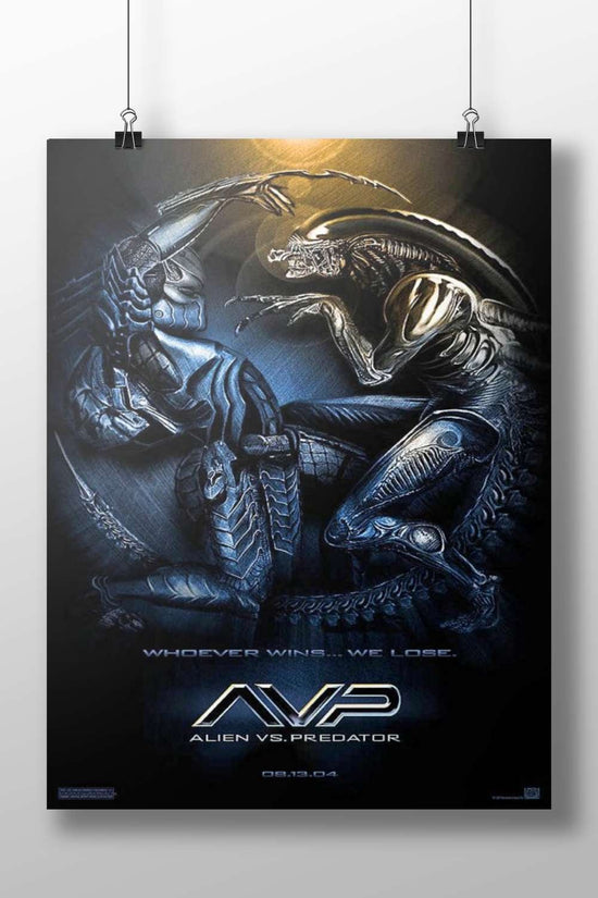 Alien vs. Predator franchise (specifically the crossover movie with real names "Alien" and "Predator") Alien