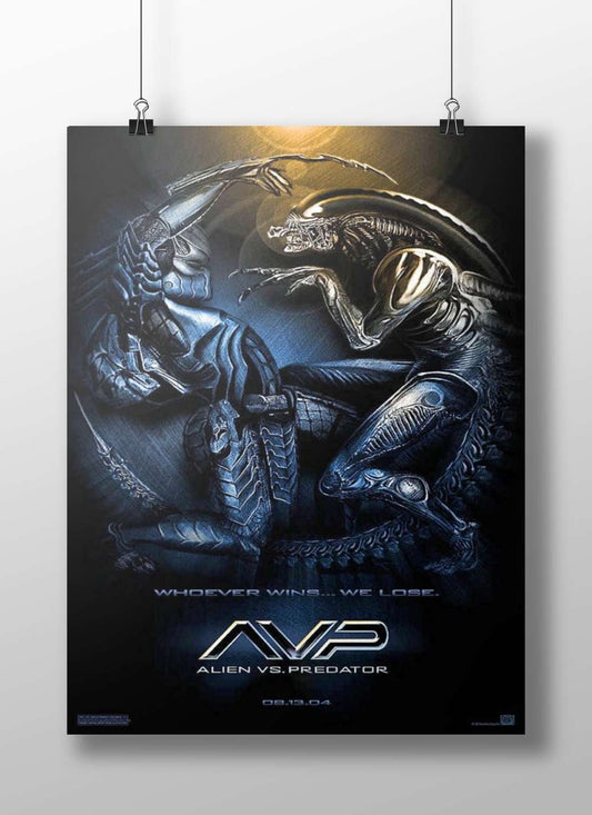 Alien vs. Predator franchise (specifically the crossover movie with real names "Alien" and "Predator") Alien