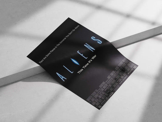 Aliens (film, part of the Alien franchise) Aliens - Space Horror Minimalist Poster