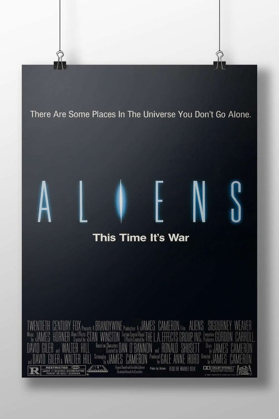 Aliens (film, part of the Alien franchise) Aliens - Space Horror Minimalist Poster