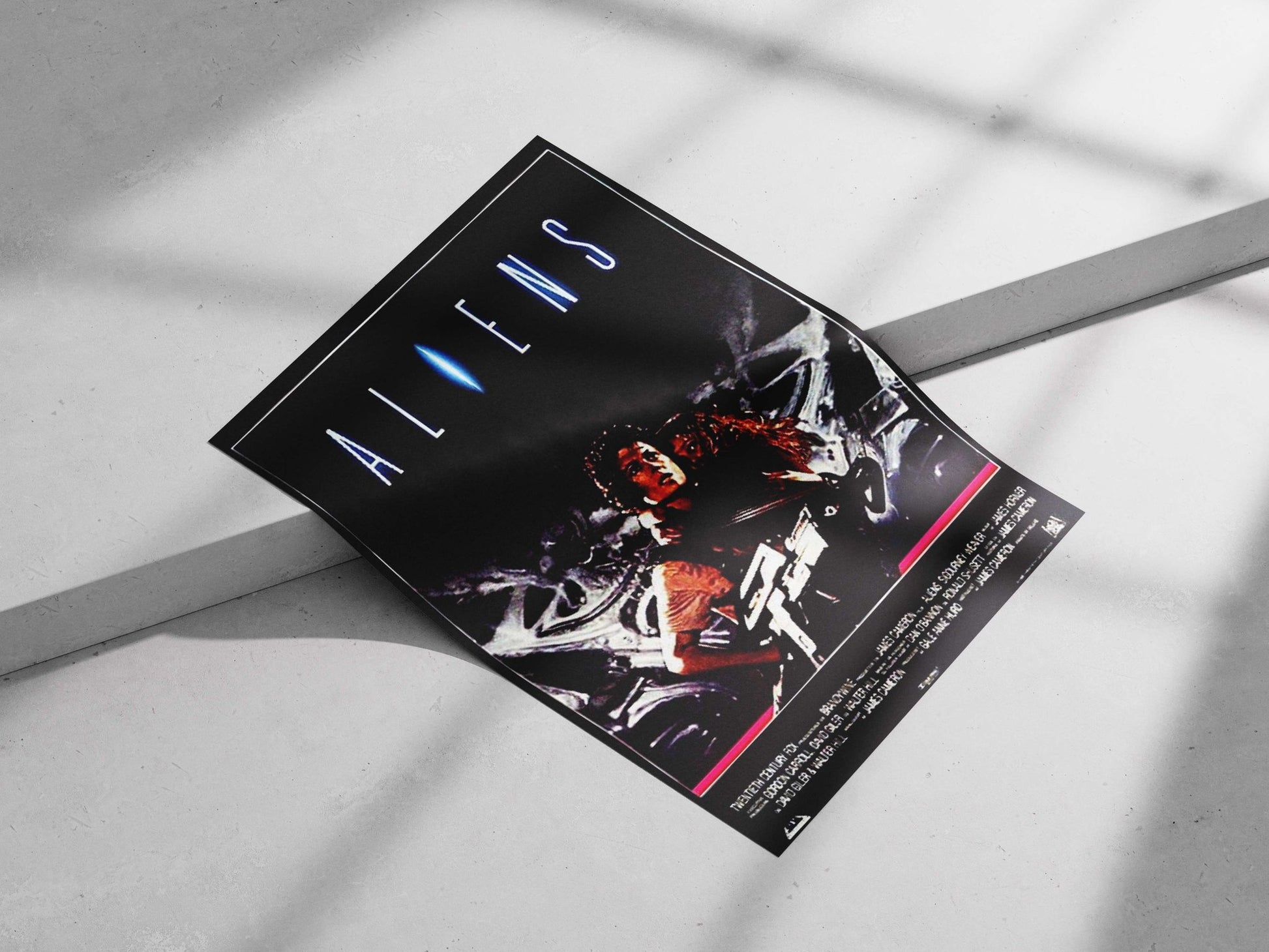 Aliens (1986) film (part of the Alien franchise) Aliens - Horror Icon Poster