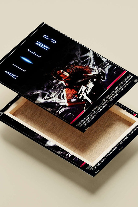 Aliens (1986) film (part of the Alien franchise) Aliens - Horror Icon Poster