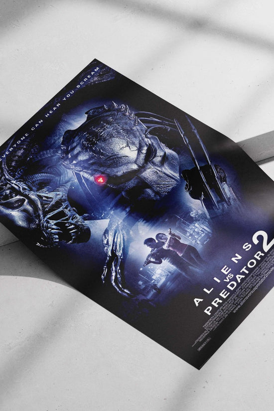 Aliens vs. Predator 2 (movie franchise) Aliens Vs. Predator 2 - Retro Noir Poster