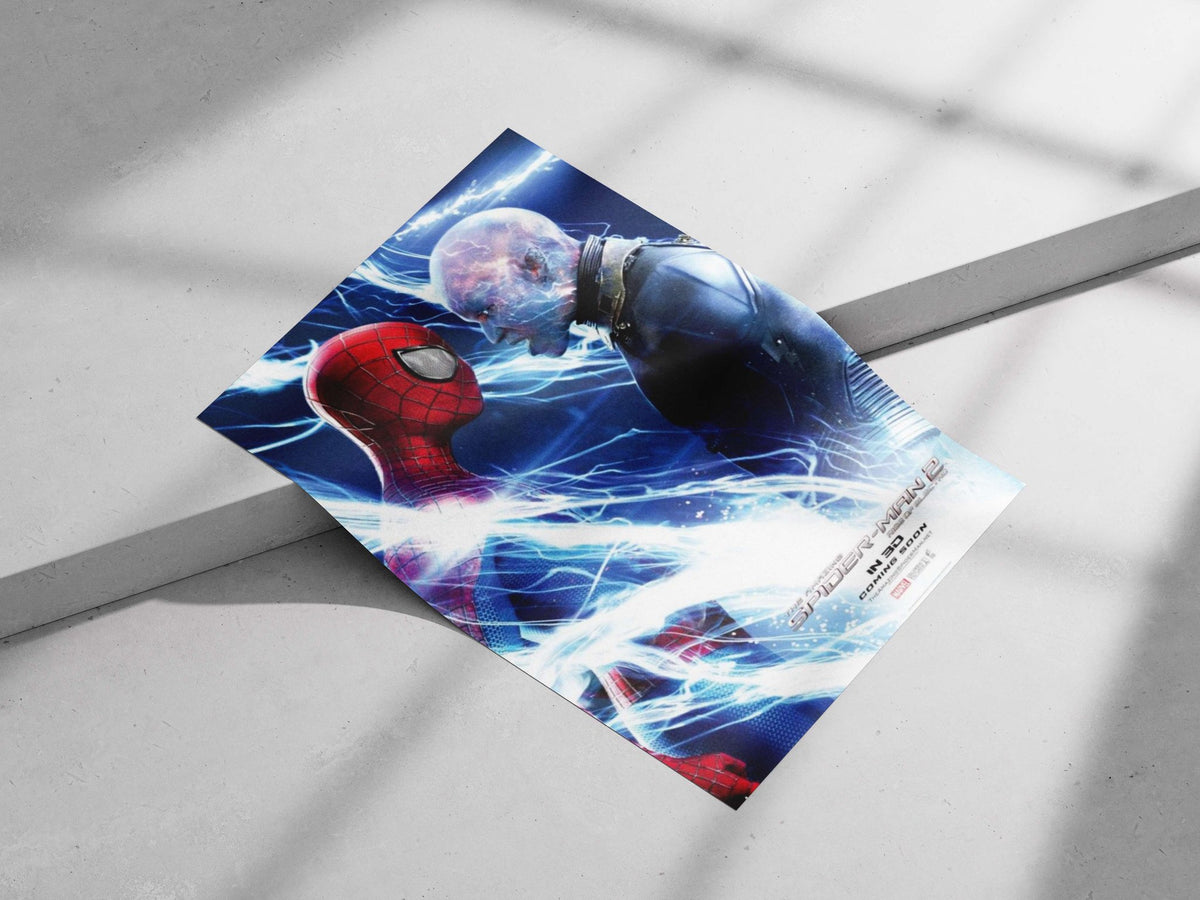Peter Parker (Spider-Man) and Max Dillon (Electro) from The Amazing Spider-Man franchise Spider-Man Vs Electro