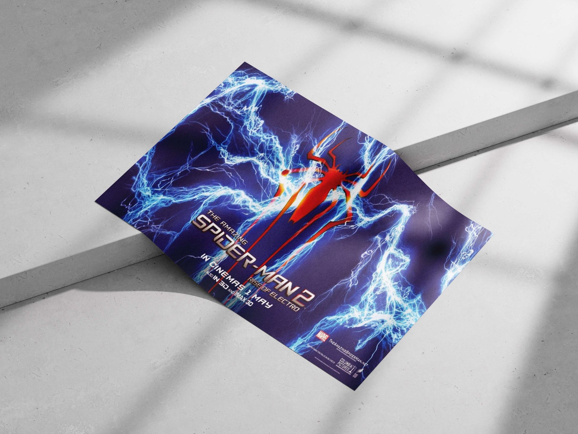 Max Dillon (as Electro) from The Amazing Spider-Man franchise Max Dillon - Electro Pop Art