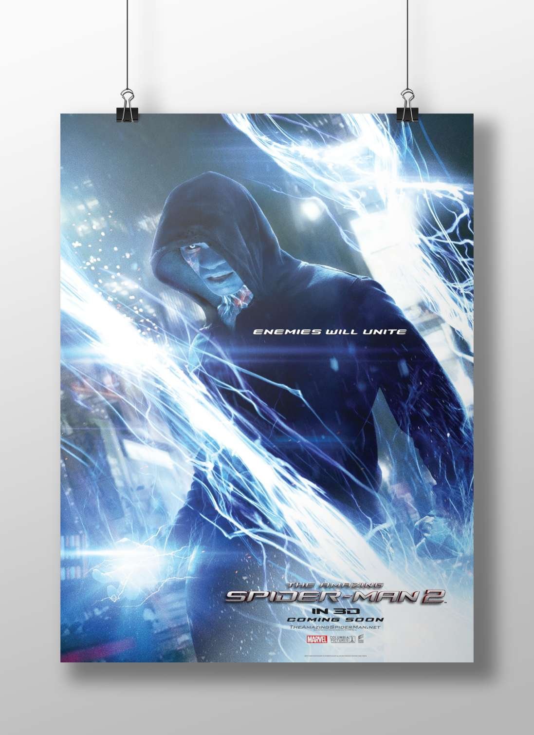 Electro from The Amazing Spider-Man 2 franchise. Electro - Dark Hero Poster