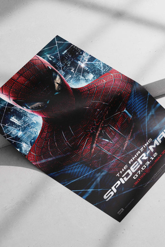 Spider-Man (the superhero character from Marvel's *The Amazing Spider-Man* film, 2012, confirmed by the Tesseract