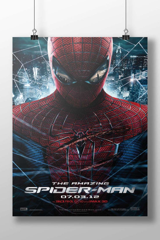 Spider-Man (the superhero character from Marvel's *The Amazing Spider-Man* film, 2012, confirmed by the Tesseract