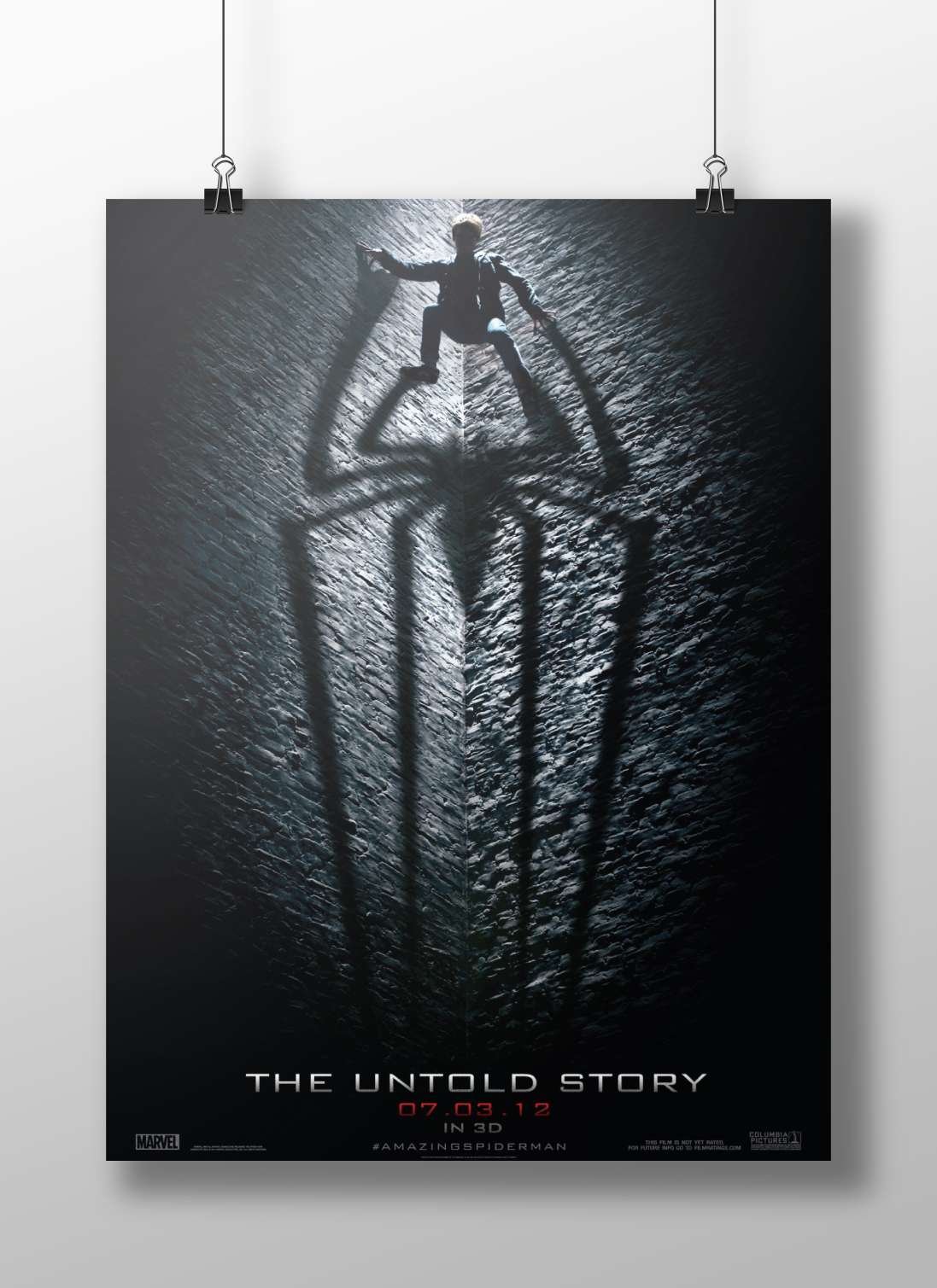 The Amazing Spider-Man (franchise, specifically Peter Parker as Spider-Man) Peter Parker - Noir Icon Poster