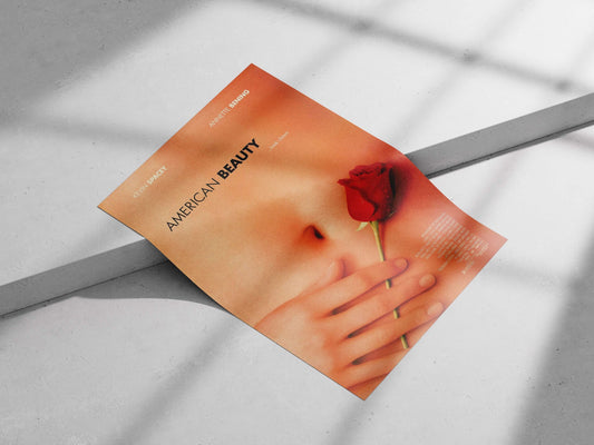 American Beauty (the film, confirmed by Tesseract OCR text). Jesse Aames - American Beauty Poster