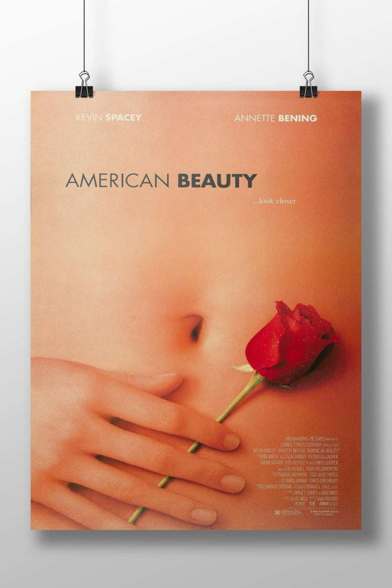 American Beauty (the film, confirmed by Tesseract OCR text). Jesse Aames - American Beauty Poster