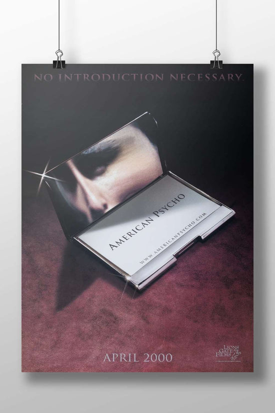 American Psycho Patrick Bateman - Nightmare On Wall Street Poster