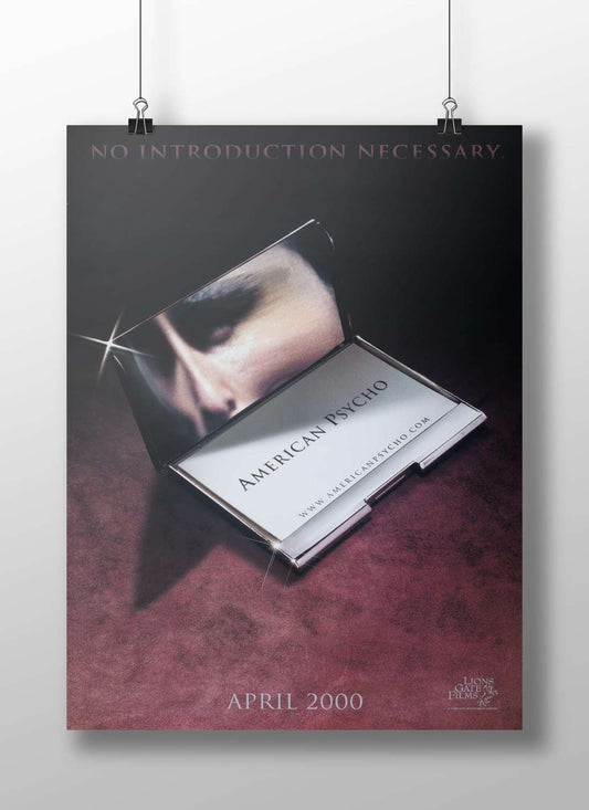 American Psycho Patrick Bateman - Nightmare On Wall Street Poster