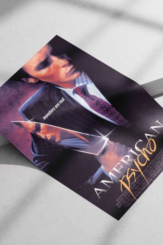 American Psycho (2000 film) Patrick Bateman - Psychological Thriller Poster