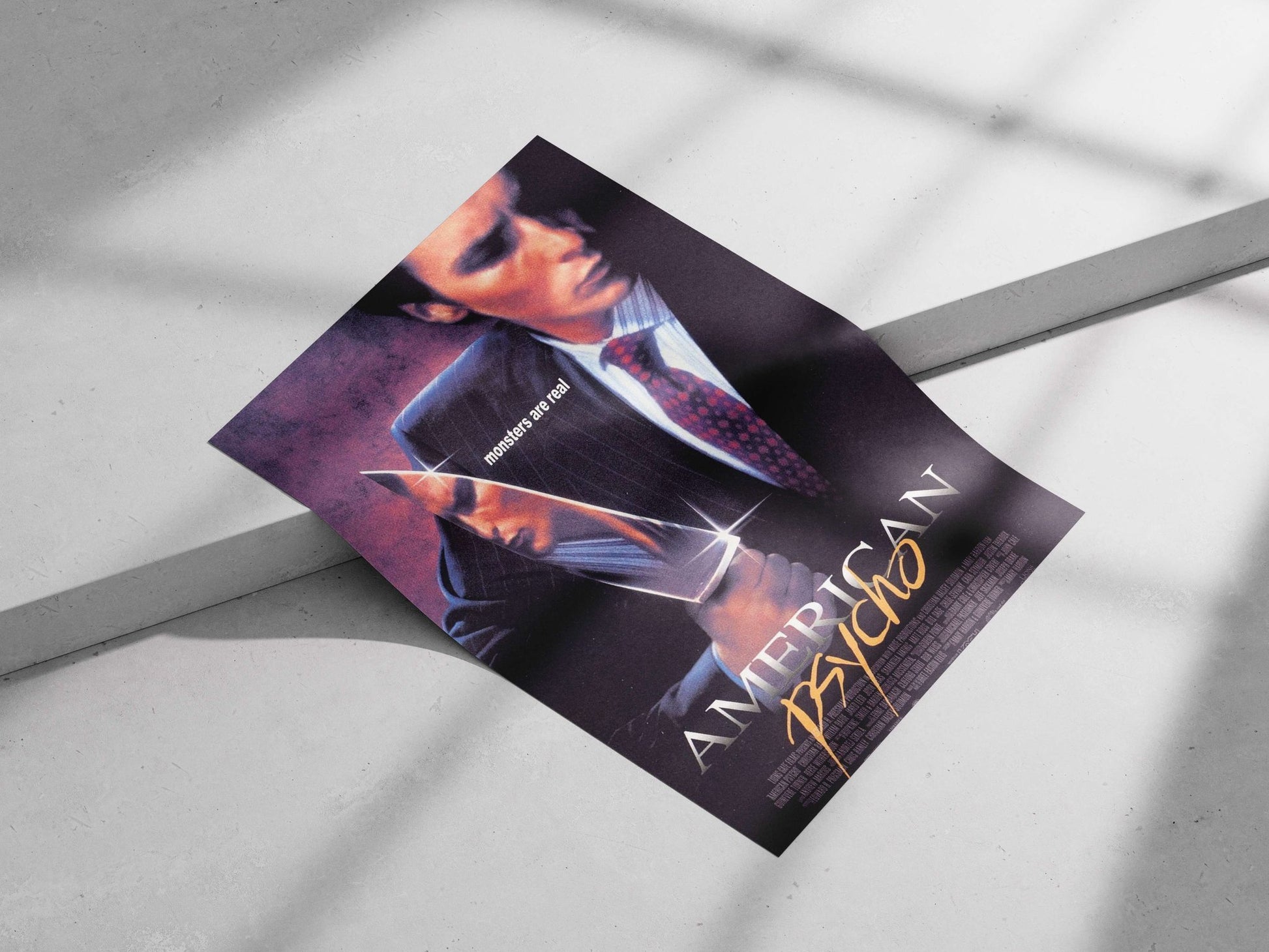 American Psycho (2000 film) Patrick Bateman - Psychological Thriller Poster