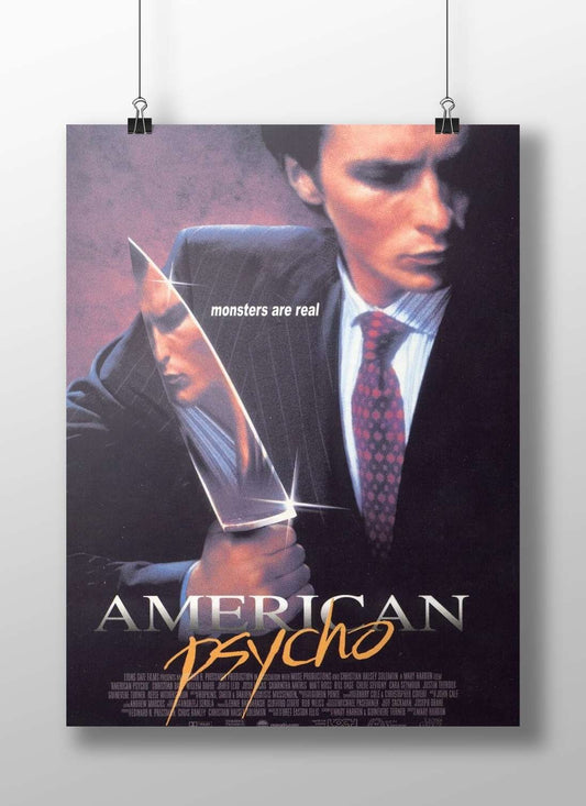 American Psycho (2000 film) Patrick Bateman - Psychological Thriller Poster