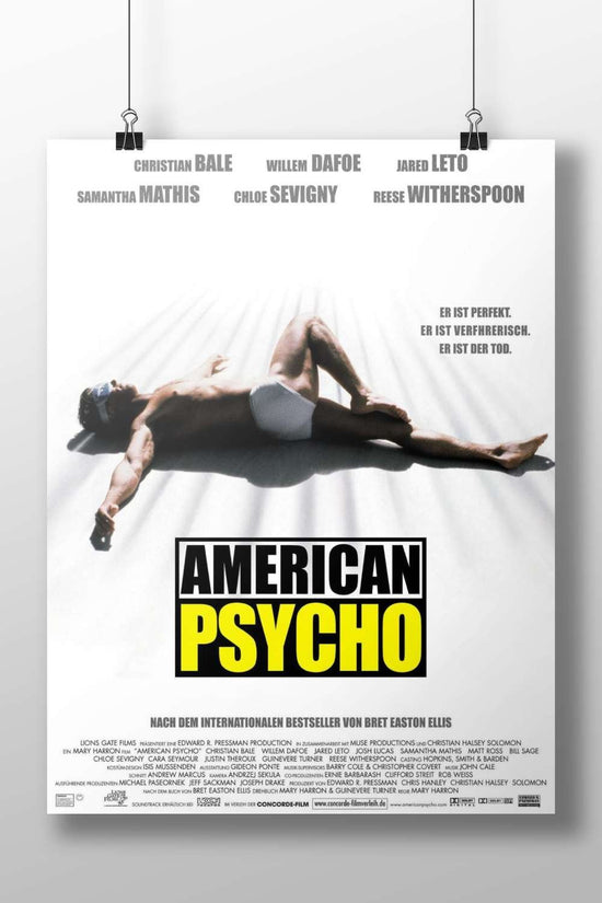 American Psycho (film) Patrick Bateman - Disturbing Pop Art Poster