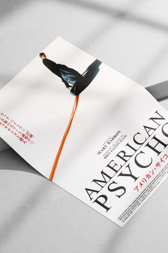 American Psycho (the film) Patrick Bateman - Psychological Thriller Poster