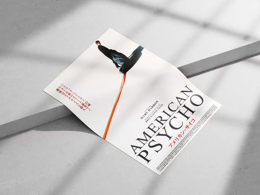 American Psycho (the film) Patrick Bateman - Psychological Thriller Poster